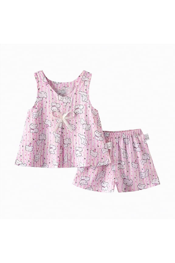 Baby Girls Clothes Toddler Girl Summer Outfits Kids Girl Short Sleeve T-shirt + Casual Shorts Pants for Kids 6 9 12 18 24 Months 1T 2T 3T 4T 5T 6T 7T (Sizes 4-5 Years,D01-Pink)