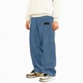 thumbnail image 1 of CAUYDY Boy's Baggy Sweatpants Wide Leg Elastic Waist Casual Athletic Pants with Pockets Kid Back to School Clothes Fall Winter Blue Sizes 13-14 Years, 1 of 7