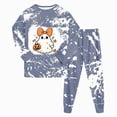thumbnail image 1 of CAUYDY Boys Girls Halloween Pajamas Big Boys Pjs Set Graphic Long Sleeve and Pants Jammies 2 Piece Boys Sleepwear Lounge Clothes,7-8 Y, 1 of 8