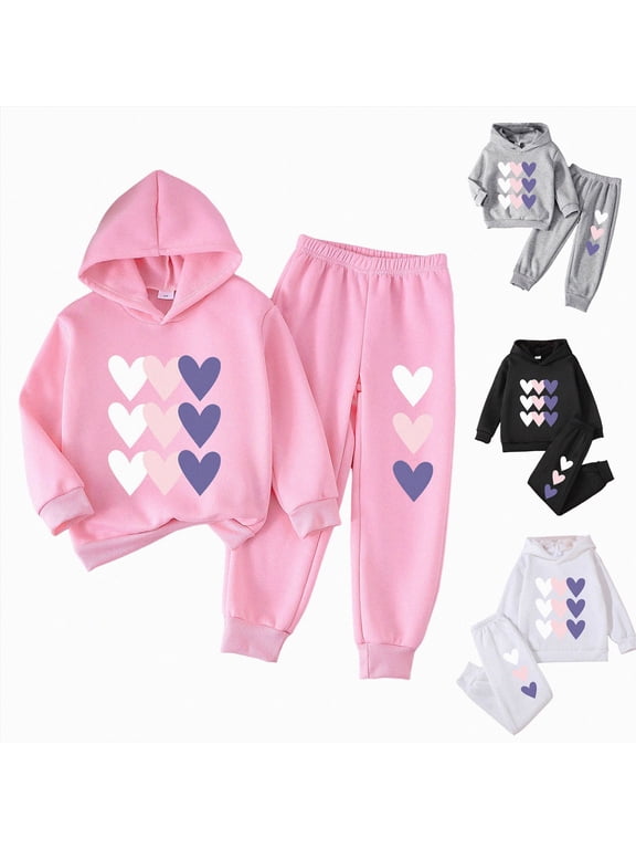 Child Photoshoot Outfits for Girls 1T 2T 3T 4T 5T 6T 7T Little Kids Long Sleeve Tops Pants Two Piece Set Toddler Fall Winter Clothes Sizes 5-6 Years,Black