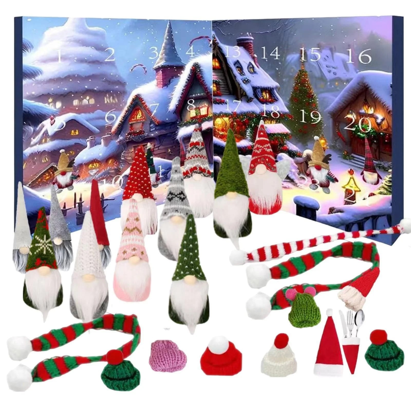 CAUYDY Christmas Advent Calendar 2024, 24 Day Christmas Advent Calendar