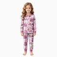 thumbnail image 1 of CAUYDY Girls Boys Halloween Pajamas 2 Piece Graphic Long Sleeve Long Pants Pajama Set Kids Cute Pj Soft Holiday Sleepwear,4-5 Y, 1 of 9