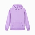 CAUYDY Girls Oversized Hoodies Fleece Pullover Solid Color Basic ...