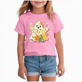 thumbnail image 1 of CAUYDY Halloween Children's Tops Tween Girl Halloween Shirt Ghost T-Shirt Top Fall Halloween Outfit Pink Sizes 11-12 Years, 1 of 4