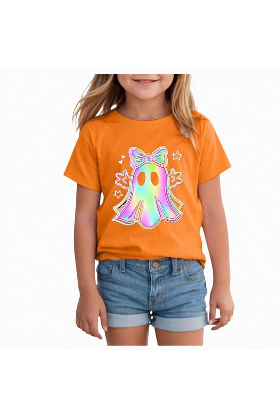Halloween Shirts Toddler Baby Boy Girl Pumpkin T-Shirt Short Sleeve Tops Take me to The Pumpkin Patch Tees Clothes(Z04-Orange,2-3 Y)