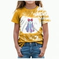 thumbnail image 1 of CAUYDY Halloween T-Shirts for Kid Girl Boy Fun Ghost Read Books Graphic Shirts Spooky Tees Short Sleeve Tops Fall Outfits(Yellow,5-6 Y), 1 of 4