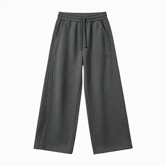 CAUYDY Kid's Fall Pants Loose Fit Casual Winter Suitable for Medium and Large Boys Sports Pants Sweatpants Trend Dark Gray Sizes 13-14 Years