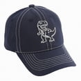 thumbnail image 1 of CAUYDY Kids Boys Embroidered Baseball Caps Baby Boy Sun Hat Toddler Dinosaur Trucker Hats 2T 3T 4T Boys Spring Summer Hats (Sizes 3-8 Years,H03-Dark Blue), 1 of 4