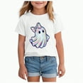 thumbnail image 1 of CAUYDY Kids Halloween Shirt Boys Girls Pumpkin Graphic T Shirt Spooky Season T-Shirt Halloween Ghost Short Sleeve Tops(White,13-14 Y), 1 of 5