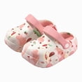 thumbnail image 1 of CAUYDY Kids Toddler Clogs Boys Girls Dinosaur Slip on Slides Sandals Summer Beach Pool Outdoor Water Shoes Shower Slippers Garden Clogs(L101-Light Pink,13.5), 1 of 6