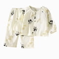 thumbnail image 1 of CAUYDY Little Kids Girl Pajamas Newborn Sleepers Child Long Sleeve Shirt and Pants 2Pcs Comfy Outfits Set Baby Girls Fall Winter Clothes 2T 3T 4T 5T Sizes 4-5 Years,Light Purple, 1 of 5