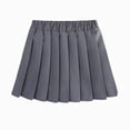 thumbnail image 1 of CAUYDY Mini Skirt for Girls 9Y 10Y 11Y Teen Girl School Uniform Skirt 12Y 13Y 14Y Tween Girls' Casual Pleated Skirts 2T 3T 4T 5T 6T Toddler Girls Cute Skirts (Sizes 14-15 Years,Grey), 1 of 9
