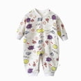 thumbnail image 1 of CAUYDY Newborn Girl Bodysuit 0 3 6 9 Months 1T 2T Baby Romper for Boy Infant Long Sleeved Sleepers Preemie Fall Winter Pajamas Sizes 6-9 Months,Light Yellow, 1 of 4