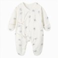 thumbnail image 1 of CAUYDY Preemie Boy Coming Home Outfits Baby Clothing Fall Winter Newborn Long Sleeve Sleepers Infant Boys Cute Romper Bodysuit 0 3 6 9 12 18 24 Months Light Blue for Sizes Newborn, 1 of 6