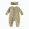 thumbnail image 1 of CAUYDY Preemie Girls Sleepwear Fall Winter Newborn Pjs for Boys Baby Long Sleeve Clothing Unisex Infant Loungewear 6 9 12 18 Months Sizes 3-6 Months,Light Green, 1 of 5