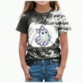 thumbnail image 1 of CAUYDY Pumpkin Shirt Toddler Halloween Shirt for Kids Boys Girls Halloween T-Shirts Ghost Clothes Short Sleeve Cotton Tee(Black,13-14 Y), 1 of 4