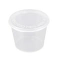 thumbnail image 1 of CAUYDY Stack Man Clear Condiment Containers With Lids (50 Sets - 1.5 oz.) Disposable Portion Containers, Jello Shot Cups, Snack Portion Cups, 1 of 1