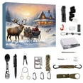CAUYDY Survival Kit Advent Calendar 2024 Men Teen Boys, 24 Day Adult