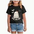 thumbnail image 1 of CAUYDY Toddler Baby Girls Boys Halloween Shirts Ghost Pumpkin Graphic T-Shirt Kids Short Sleeve Tee Tops(Black,7-8 Y), 1 of 5