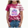 thumbnail image 1 of CAUYDY Toddler Baby Girls Halloween T-Shirt Ghost Pumpkin Cute Print Shirt Kids Cute Funny Spooky Season Short Sleeve Tees Top(Hot Pink,9-10 Y), 1 of 4