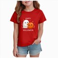 thumbnail image 1 of CAUYDY Toddler Girl Boy Fall Shirt Kids Halloween Shirt Cute Graphic Short Sleeve Tops Thankful Fall T-Shirt,1-2 Y, 1 of 6