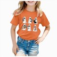 thumbnail image 1 of CAUYDY Toddler Girl Boy Halloween Shirt Spooky Graphic T-Shirt Kids Short Sleeve Tee Top Cute Fall Clothes,12-13 Y, 1 of 5