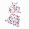 thumbnail image 1 of CAUYDY Toddler Girl Summer Clothes Baby Girls Short Sleeves T-Shirt Tops + Shorts Cute Outfits Set For 2t 3t 4t 5t 6t 7t Kid School Activities (Sizes 3-4 Years,F02-Pink), 1 of 9