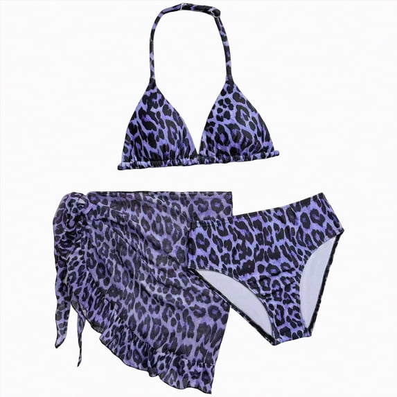 CAUYDY Toddler Girl Swimsuit 2Pcs Set Baby Bikini Bathing Suit Ruffle Swimwear with Cover Ups Pool Beach Clothes for Kid Girls 3T 4T 5T 6T 7T Summer Swimwear (Sizes 7-8 Years,H03-Blue)