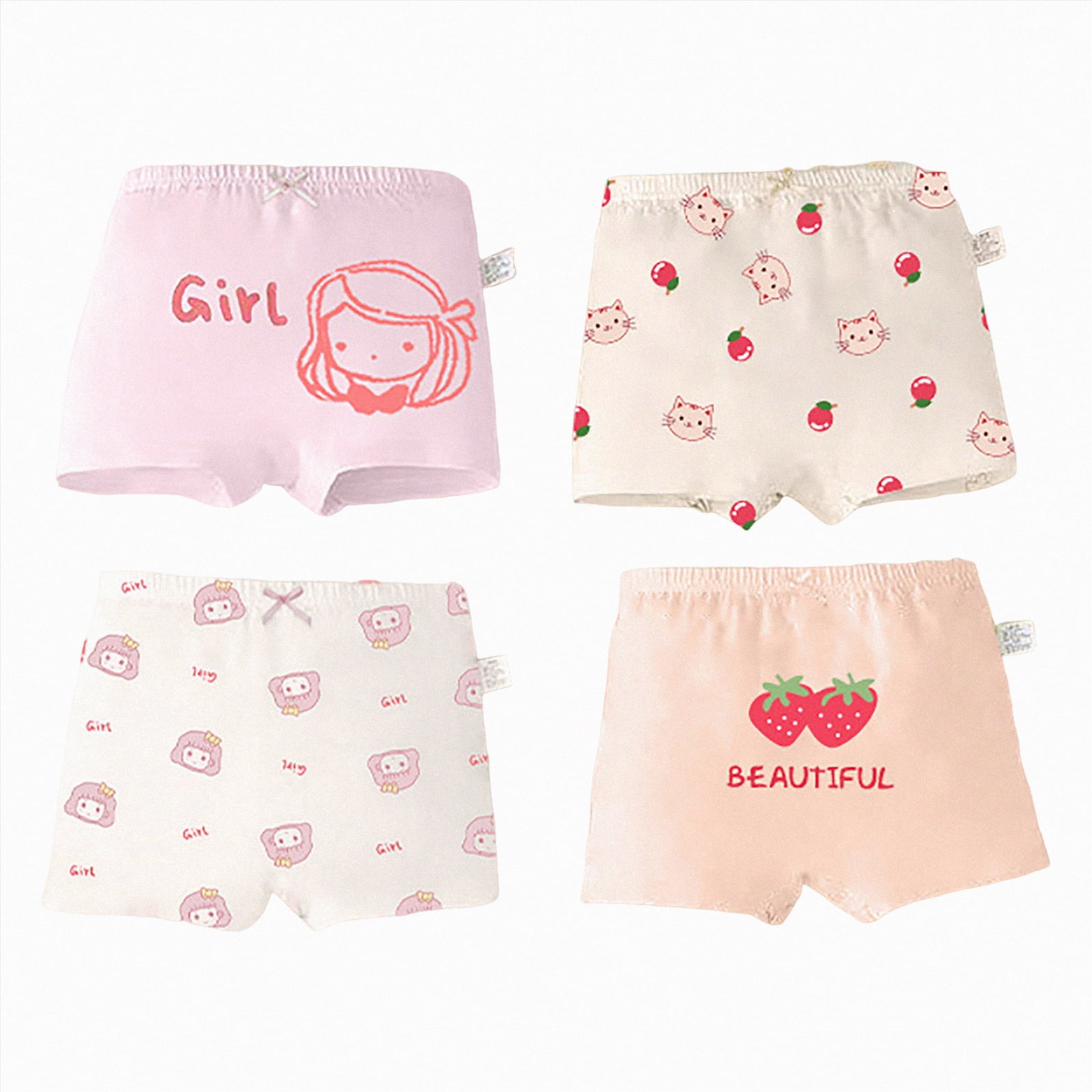 CAUYDY Toddler Girls Cotton Panties Briefs Newborn Infant Underwear ...