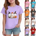 thumbnail image 1 of CAUYDY Toddlers Halloween Pajamas Short Sleeve Shirt Baby Kids Girl Ghost Pjs Jammies Lounge Sleepwear Sizes 2-3 Years, 1 of 6