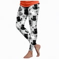 thumbnail image 1 of CAUYDY Women's Brushed Christmas Halloween Ankle Length Seasonal Printed Leggings(Light Gray,L), 1 of 7