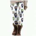 thumbnail image 1 of CAUYDY Women's Halloween Leggings Skull Pumpkin Print Stretchy Soft High Waisted Workout Sports Yoga Pants(Navy,S), 1 of 6