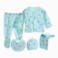 thumbnail image 1 of CAUYDYNewborn Baby Gift Set, 8-Piece Cotton Baby Clothes Gift for 0-3 Months, Baby Shower Welcome Gift0-3 ML101-Blue,0-3 M), 1 of 9