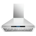 thumbnail image 1 of CAVALIERE 30" Inch Range Hood in Brushed Stainless Steel 900 CFM- LED Lighting- LED Lighting- AP238-PS29-30, 1 of 6