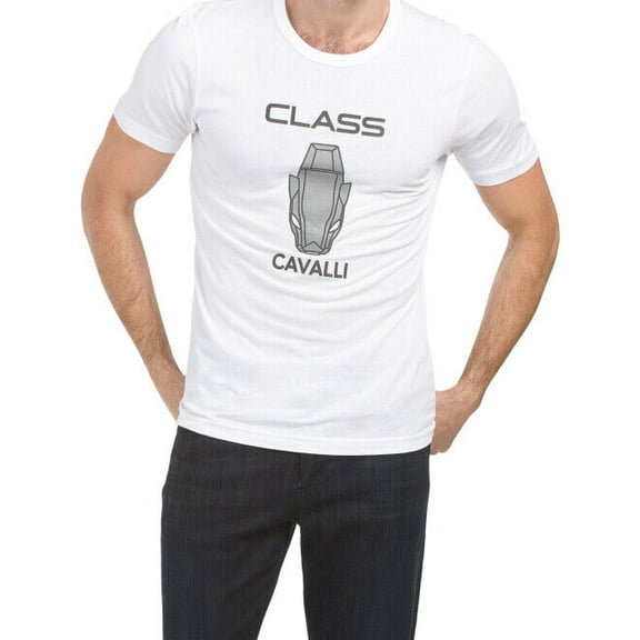 CAVALLI CLASS Front Logo Tee Size M