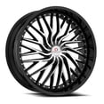 thumbnail image 1 of CAVALLO 26X9.5 6X135/6X139.7 25ET 87.1CB GLOSS BLACK MACHINED, 1 of 1