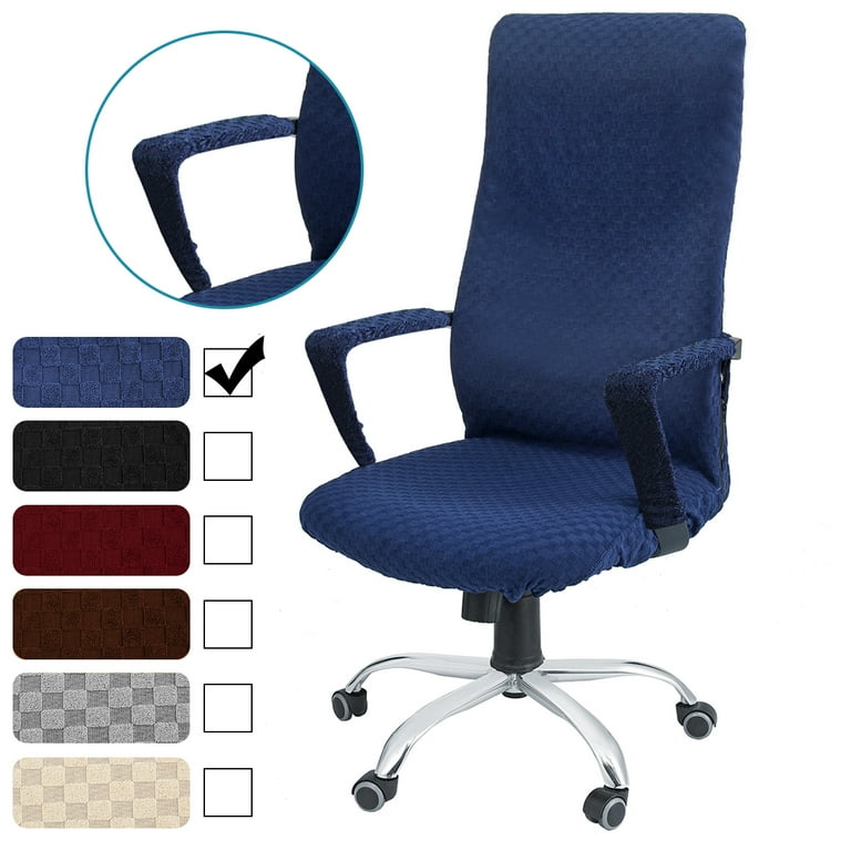 CAVEEN Office Chair Cover Computer Chair Universal Chair Cover Modern Simplism Style High Back Large Size Chair not Included Walmart