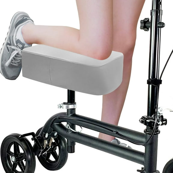 CAVENDY Cooling Ice-Silk Knee Scooter Pad Cover, Non-Slip, Washable, Universal Fit for Knee Walker Knee Rest