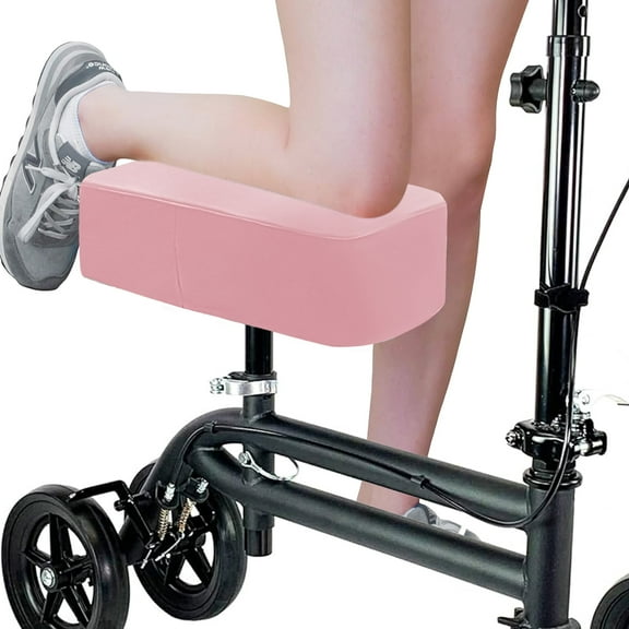 CAVENDY Cooling Ice-Silk Knee Scooter Pad Cover, Non-Slip, Washable, Universal Fit for Knee Walker Knee Rest