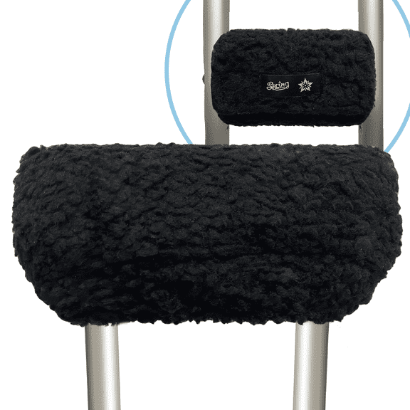 CAVENDY Memory Foam Crutch Pads & Hand Grip Covers – Soft, Breathable, Machine Washable, Pain Relief & Chafing Protection for Crutches, Universal Fit