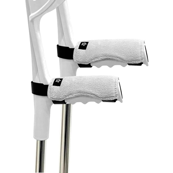 CAVENDY Universal Walker Padded Hand Grip (2 Pack) Covers Non Slip Cushion Memory Foam Core Padding