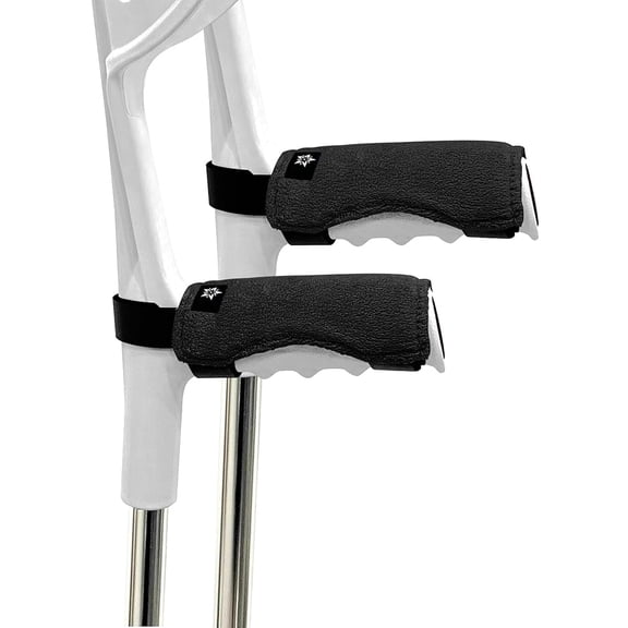 CAVENDY Universal Walker Padded Hand Grip (2 Pack) Covers Non Slip Cushion Memory Foam Core Padding