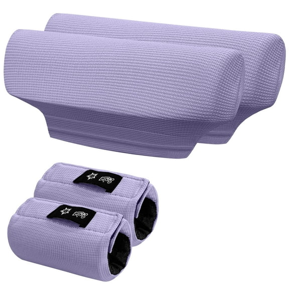 CAVENDY Universal ice silk underarm crutch pad with handle, ice silk adult crutch accessories