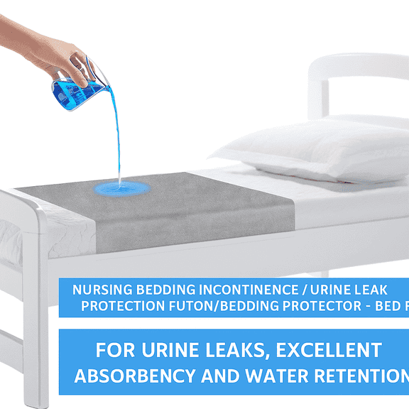 CAVENDY Reusable Waterproof Bed Pad 39 x 55 in, Washable Underpad for Bed, Breathable Quick-Dry Partial Coverage Mattress Protector for Period Care, Kids, Pets