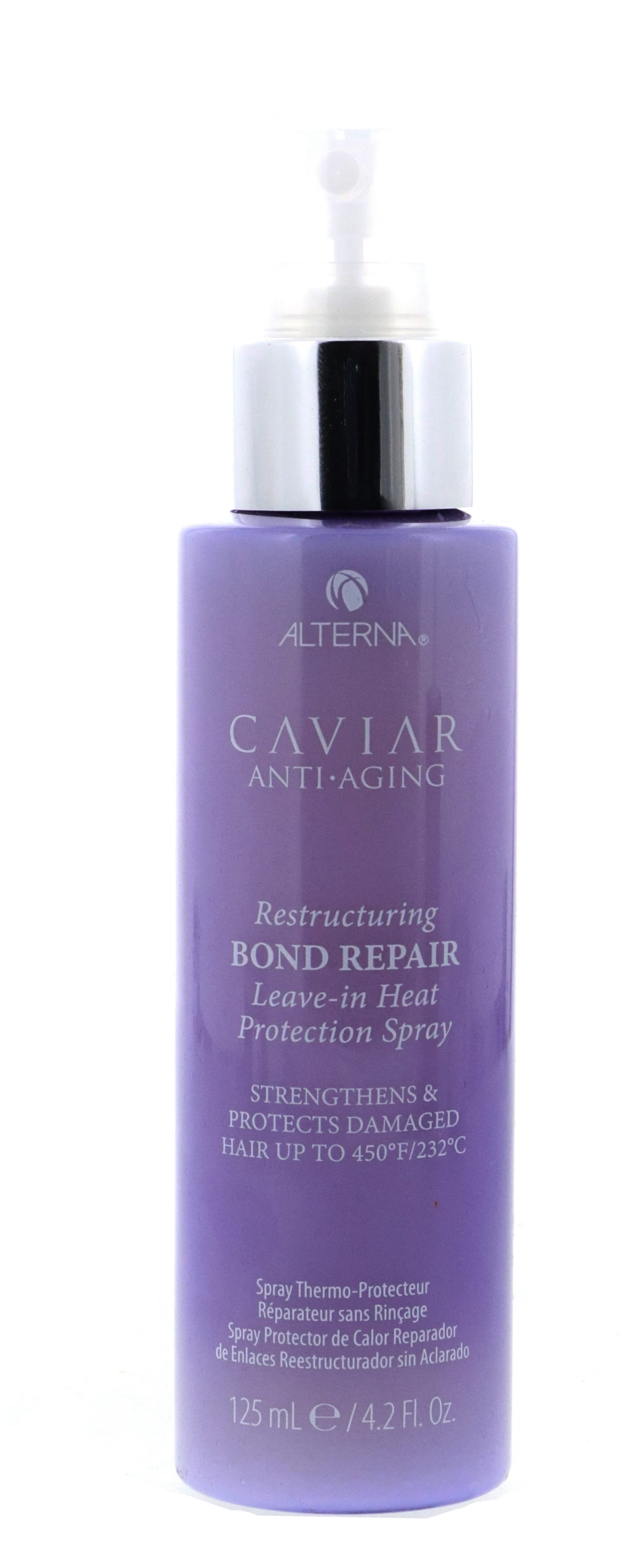 Alterna Caviar Anti-Aging Restructuring Bond Repair Leave-In Heat Protection Spray, 4.2 oz 2 Pack