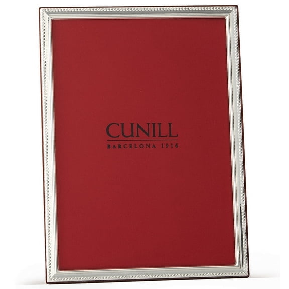 CAVIAR BEAD TRIM Fine Sterling Silver 5x7 frame by Cunill - 5x7