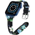 thumbnail image 1 of CAVN Leather Bands Compatible with Apple Watch Bands 41mm 40mm 38mm Replacement Strap Wristband for Women, 1 of 9