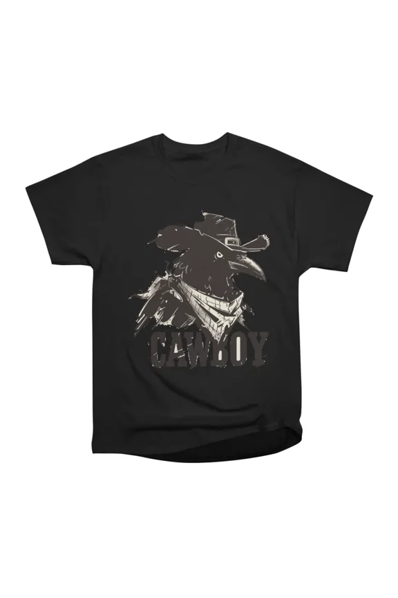 CAWBOY Crow Outlaw T-Shirt Tee Gift For Him Merch For Her Apparel For Friend