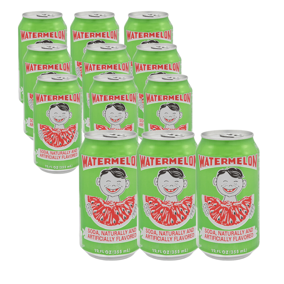 CAWY Watermelon Soda, 12 Fl Oz Cans (Pack of 12) Refreshing