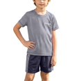 thumbnail image 1 of CAZOFW Boys Athletic Sets,Mesh,Breathable,Quick-Drying Tee Top and Basketball Shorts Set,2 Piece,Size 10-11 Years, 1 of 9